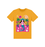 Mustard Printed Kids T-Shirt