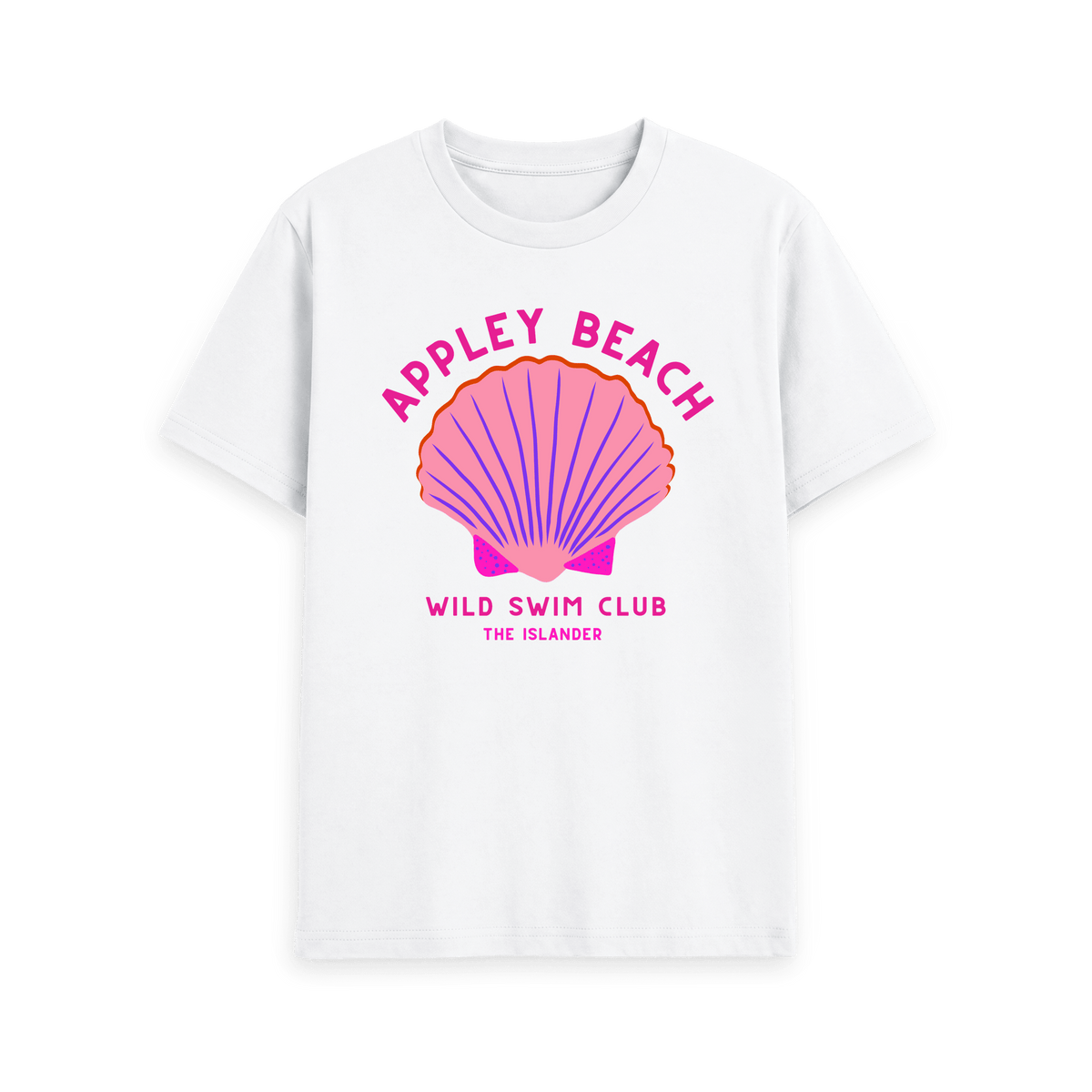 White Printed T-shirt Front