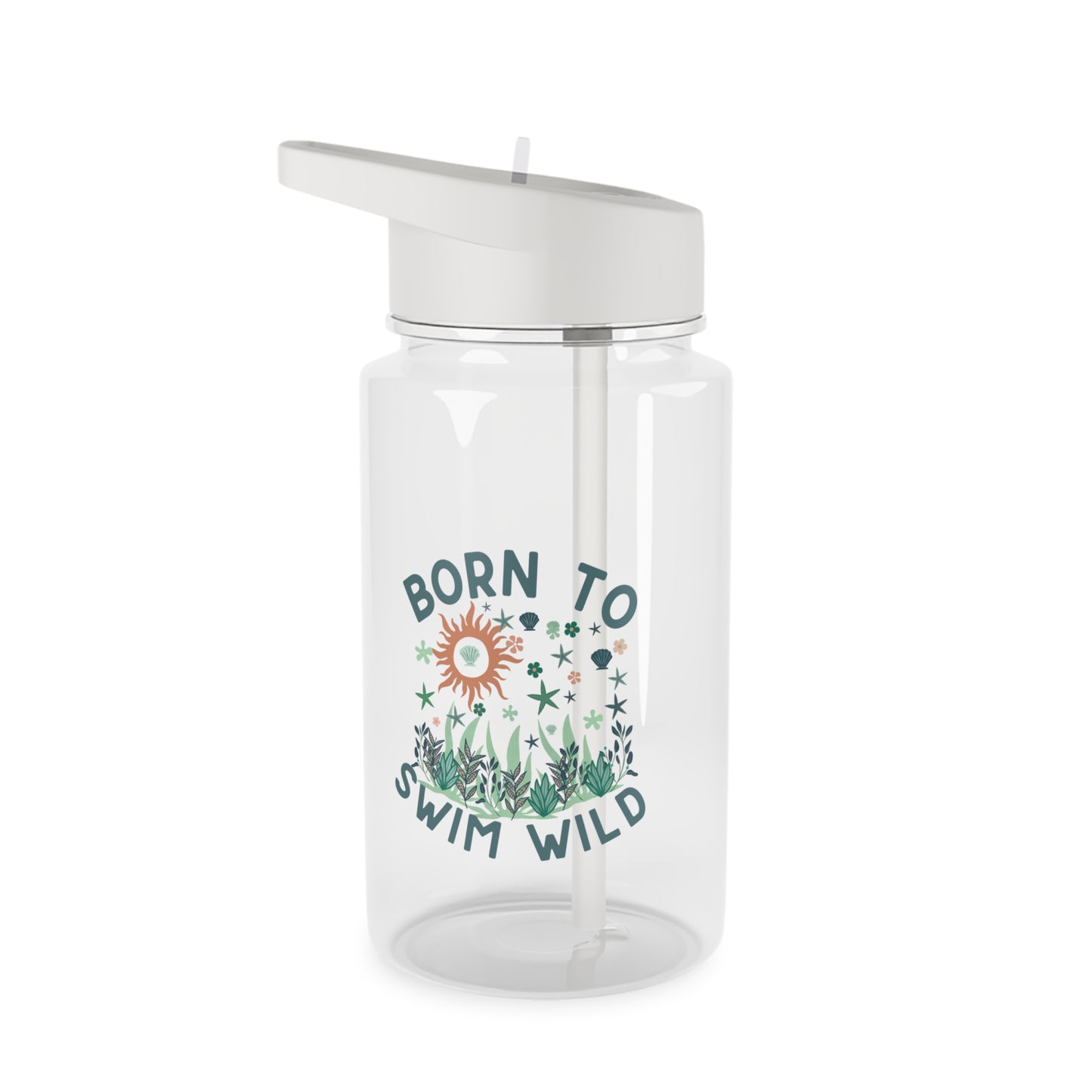 Born To Swim Wild Water Bottle