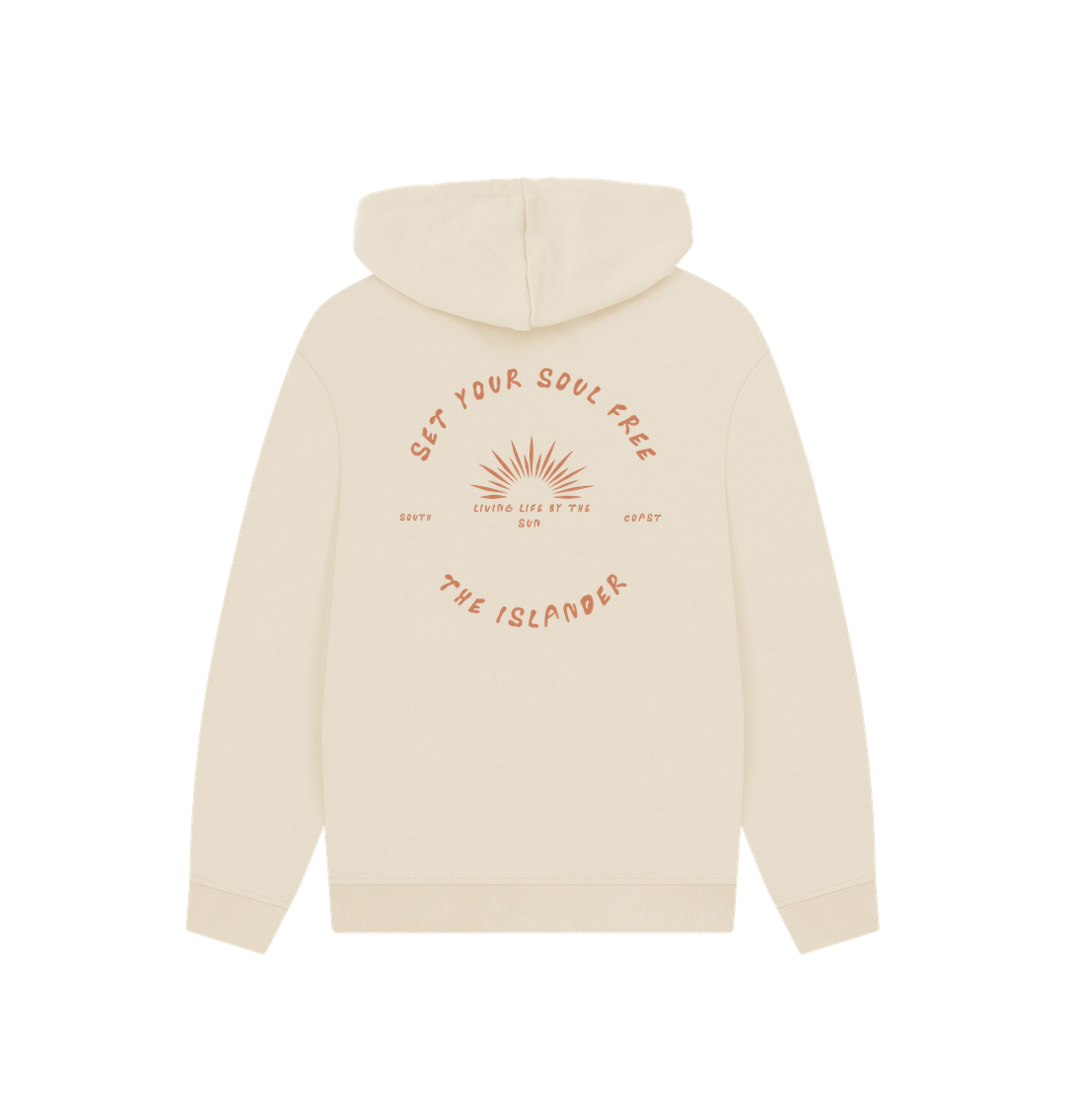 Living Life By The Sun - Unisex Oversized Style Hoodie - Organic Cotton