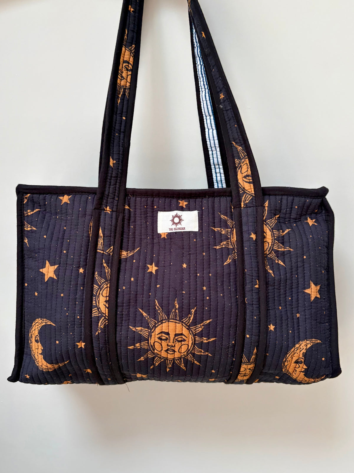 90s Witch Moon & Stars Midi Compartment Tote