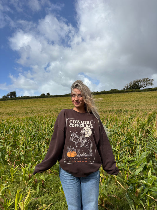 Cowgirl Pumpkin Spiced - Women's Boxy Shape Organic Sweatshirt