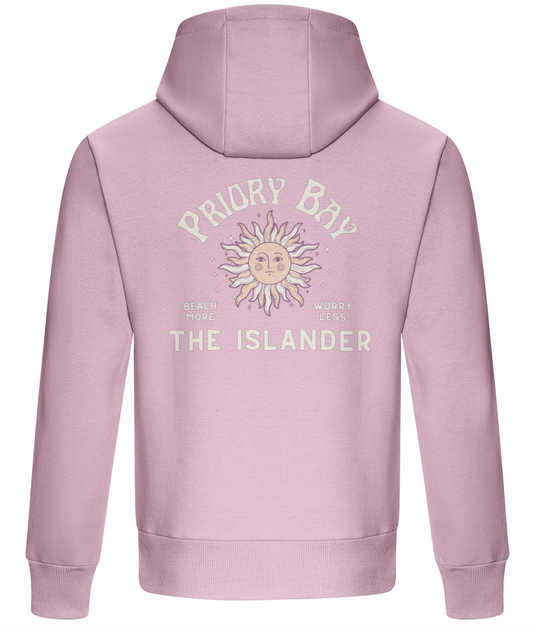 Priory Bay - Embroidered Front/Print Back - Unisex Oversized Style Premium Heavyweight Hoodie