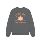 Slate Grey Priory Bay - Women's Oversized Sweatshirt - The Islander