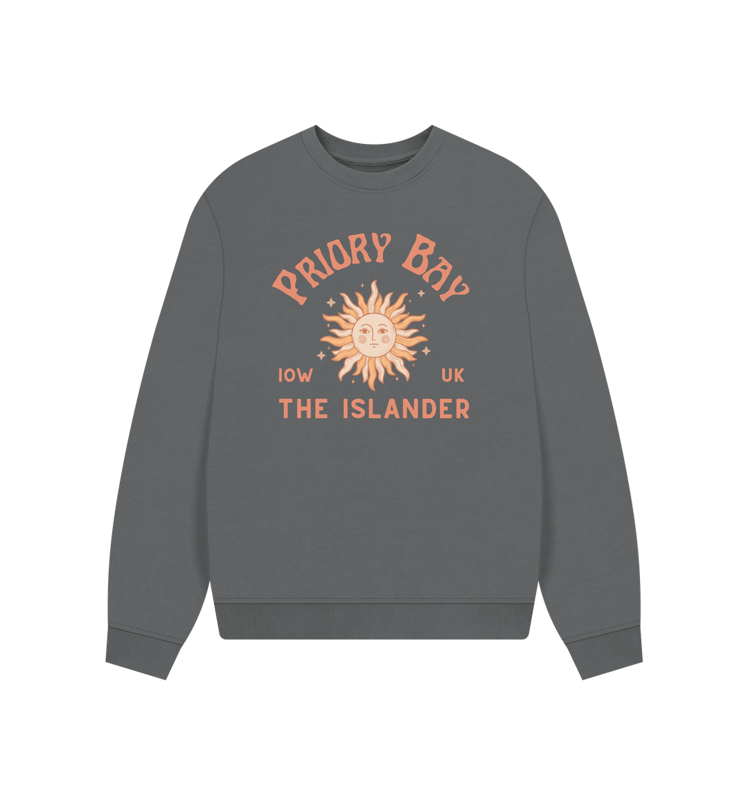 Slate Grey Printed Sweater