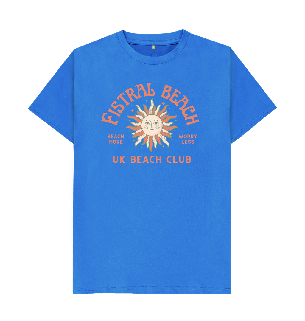 Bright Blue Printed T-shirt