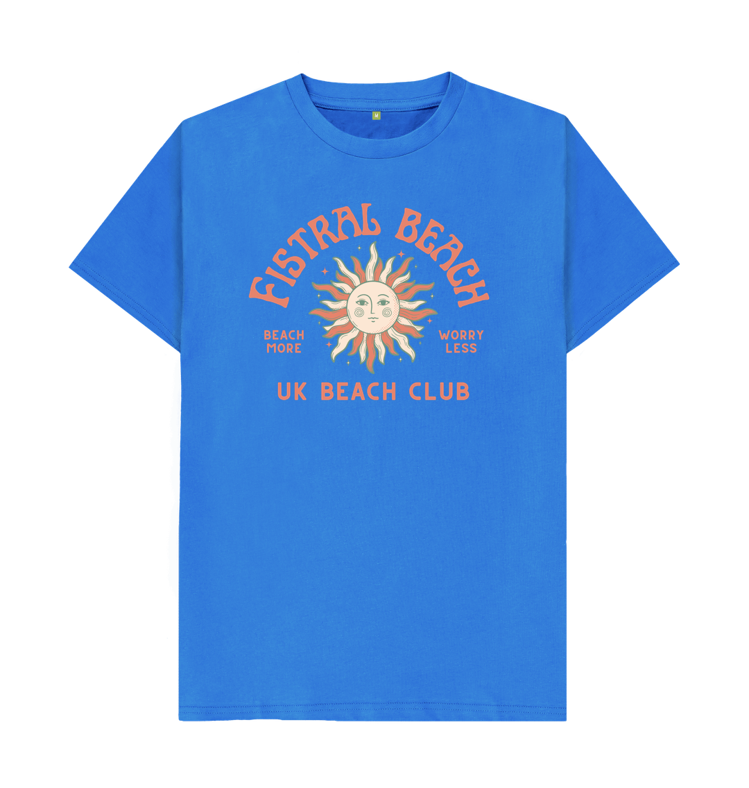 Bright Blue Printed T-shirt