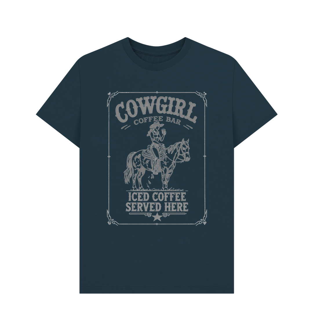 Denim Blue Printed T-shirt
