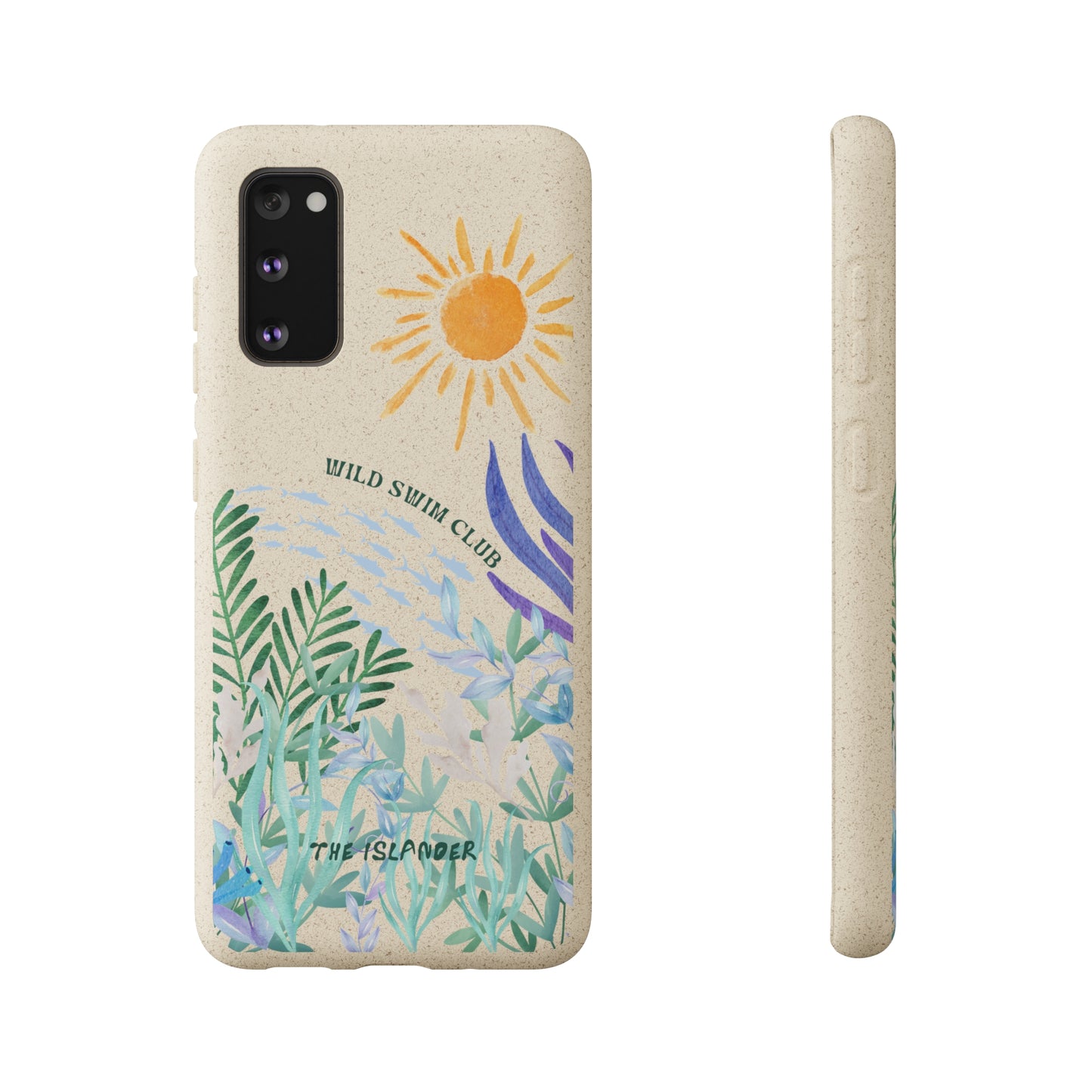 Wild Swimming  - Biodegradable Phone Case - Made from Natural Materials