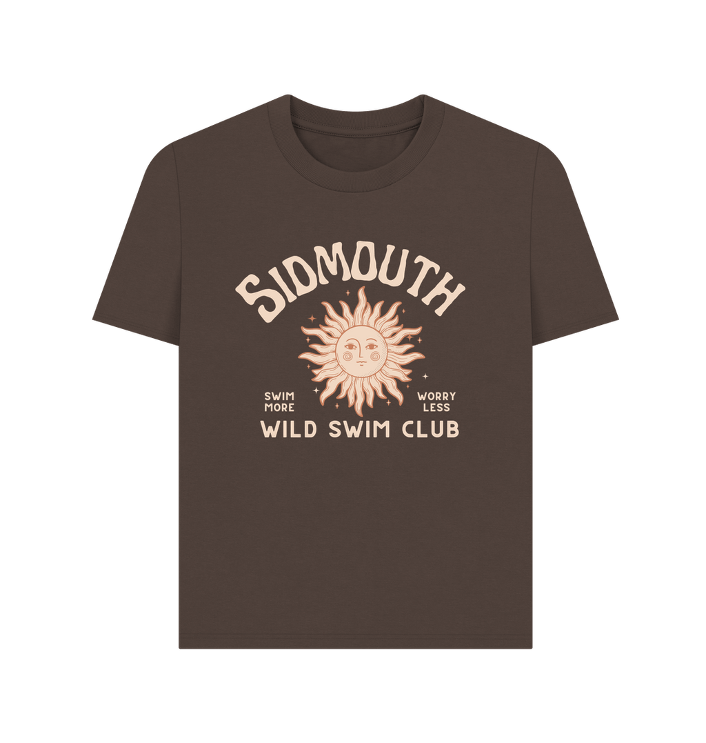 Chocolate Sidmouth - Wild Swim - Women's T Shirt - Wild Swimmer Gift