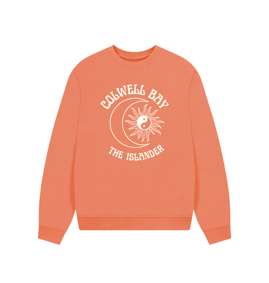 Apricot Colwell Bay - Sun and Moon - Women's oversized style sweatshirt - The Islander