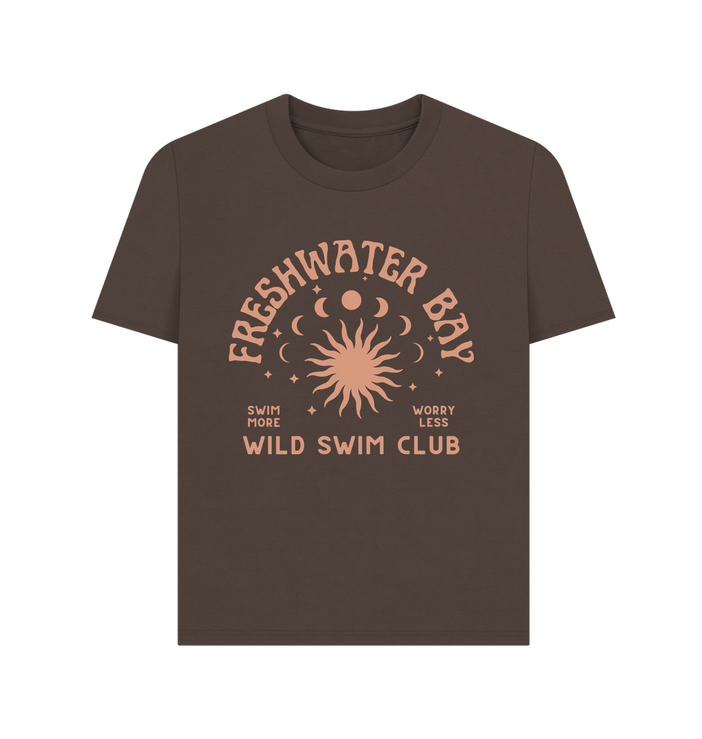 Chocolate Freshwater Bay - Wild Swim Club - Wild Swimming - Women's T Shirt