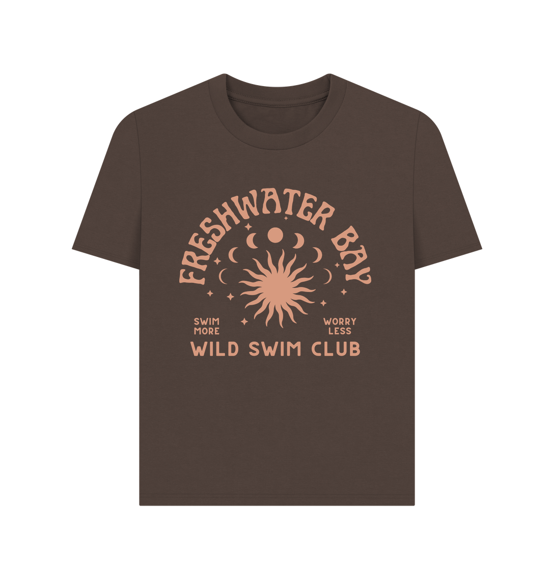 Chocolate Freshwater Bay - Wild Swim Club - Wild Swimming - Women's T Shirt