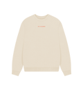 Oat Checkerboard The Islander  - Women's Oversized Style Sweatshirt - Print Back and Front