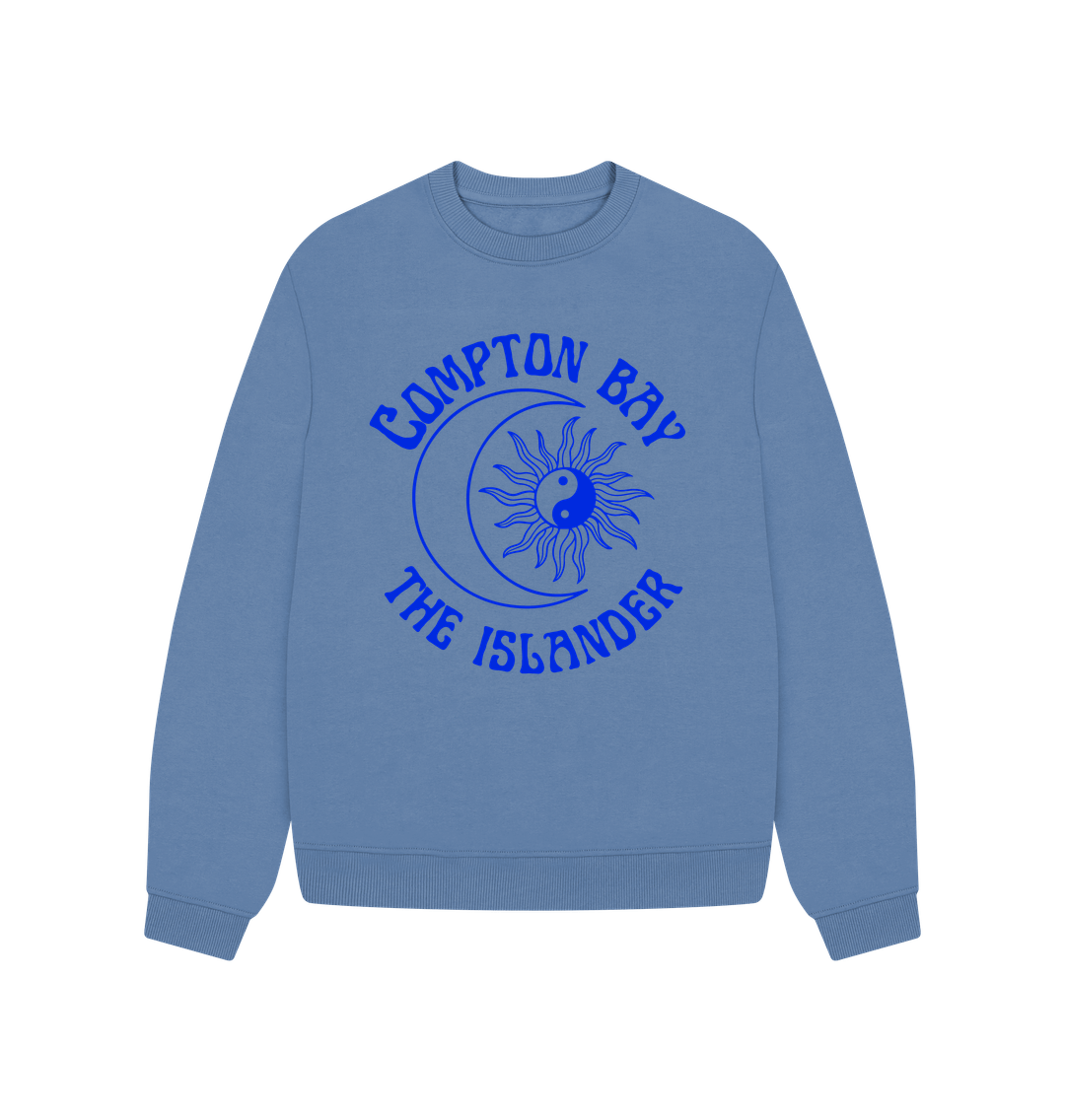 Solent Compton Bay - Women's oversized sweatshirt - Sun and Moon - The Islander