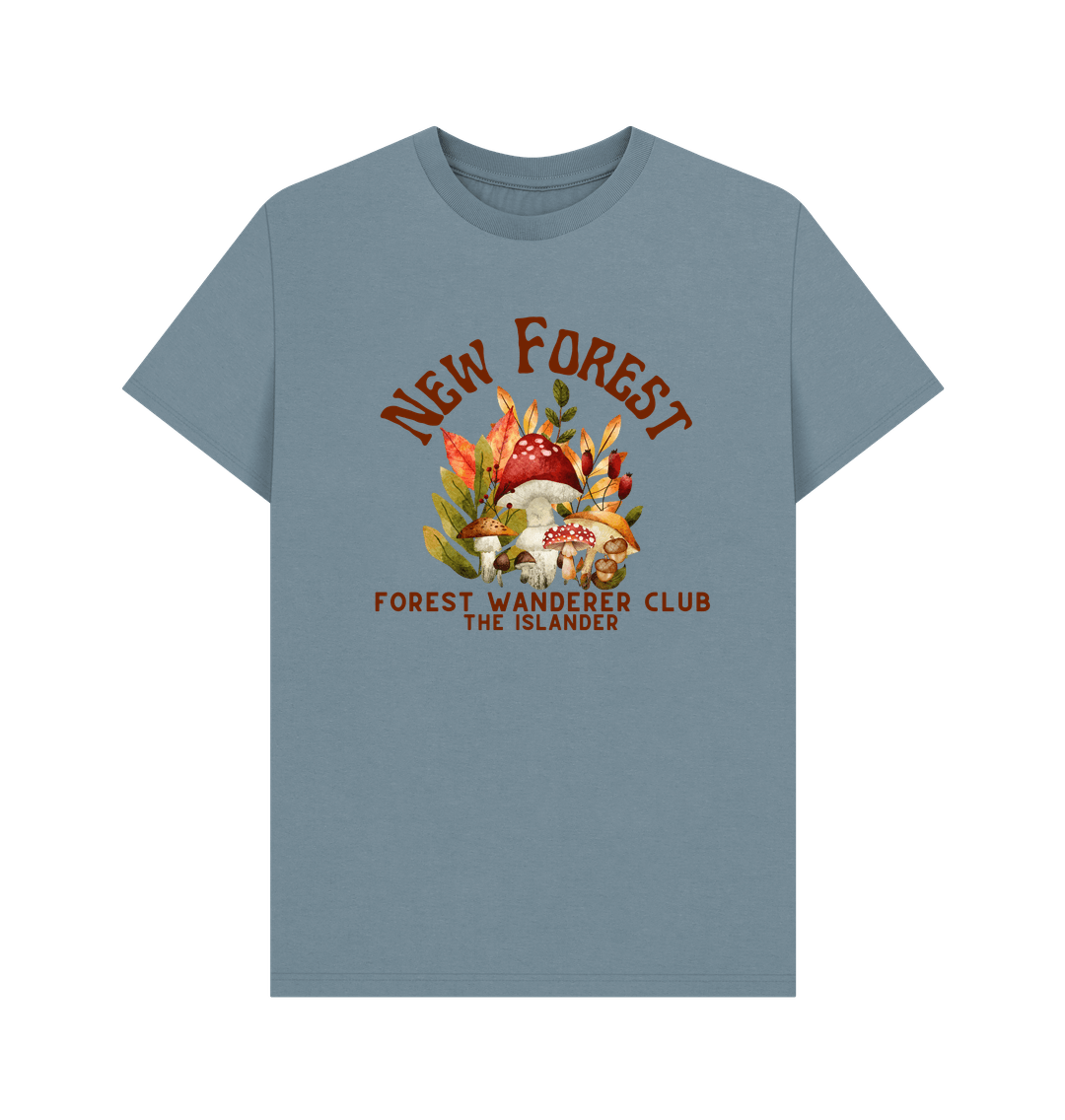 Stone Blue New Forest - Forest Wanderer Club - Unisex T Shirt