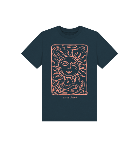 Denim Blue Printed Kids T-Shirt