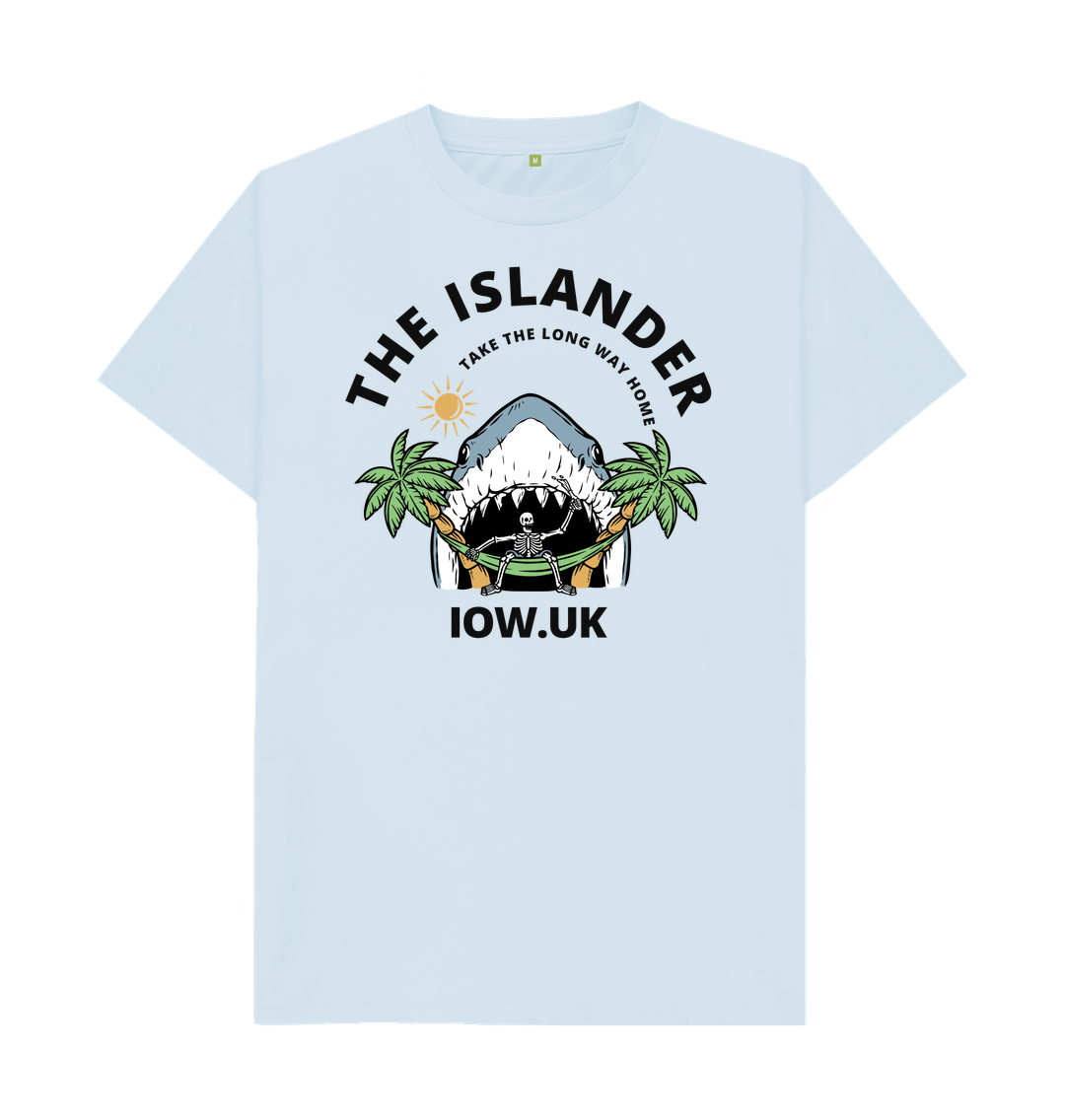 Sky Blue Printed T-shirt