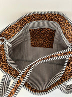 Leopard Print & Pink/Orange Leopard Tote Bags