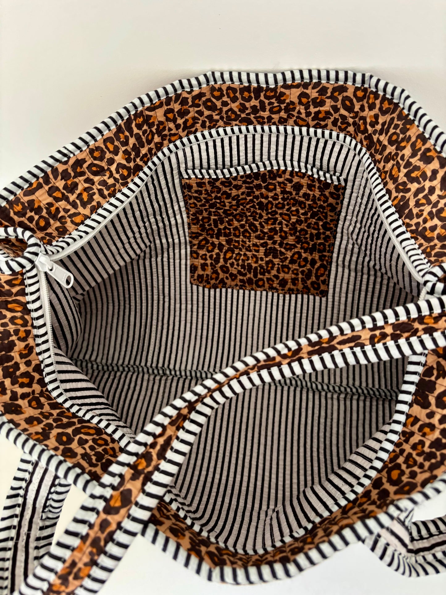 Leopard Print & Pink/Orange Leopard Tote Bags