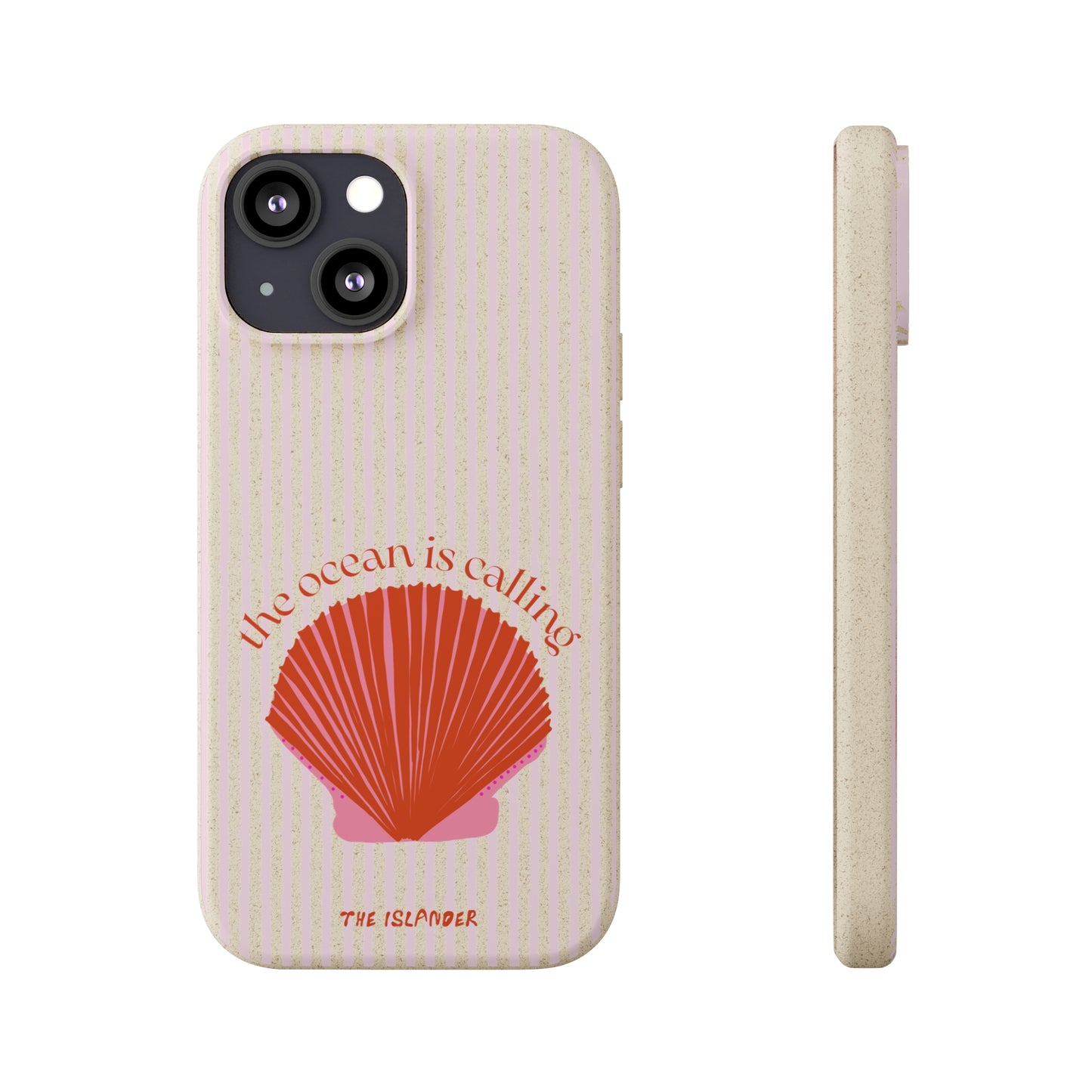 The Ocean Is Calling  - Biodegradable Phone Case - Made from Natural Materials