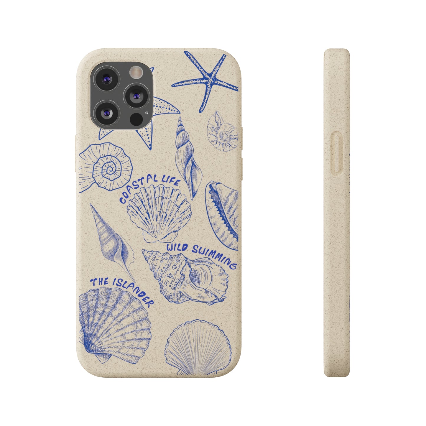 Wild Swimming Shells - Biodegradable Phone Case - Made from Natural Materials