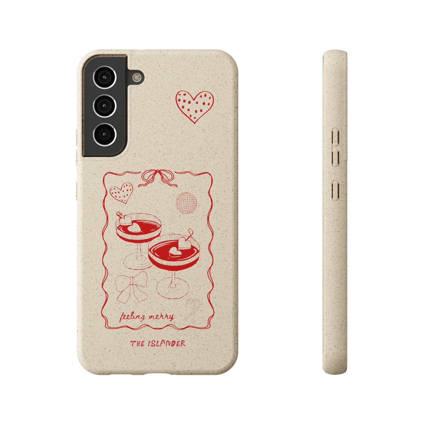 Feeling Merry - Biodegradable Phone Case - Made from Natural Materials