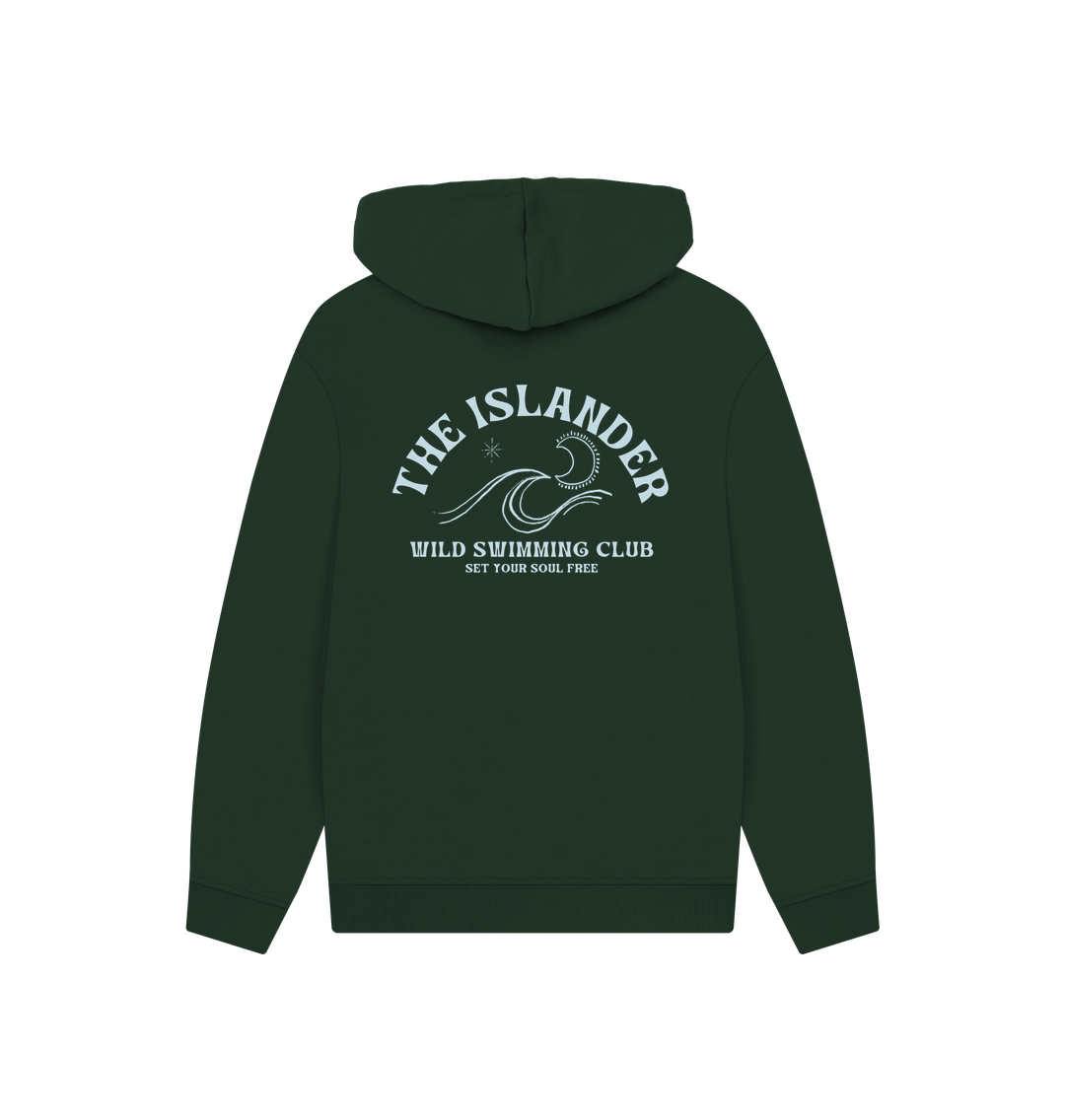 The Islander - Wild Swimming Club - Unisex Oversized Style Hoodie - Organic Cotton