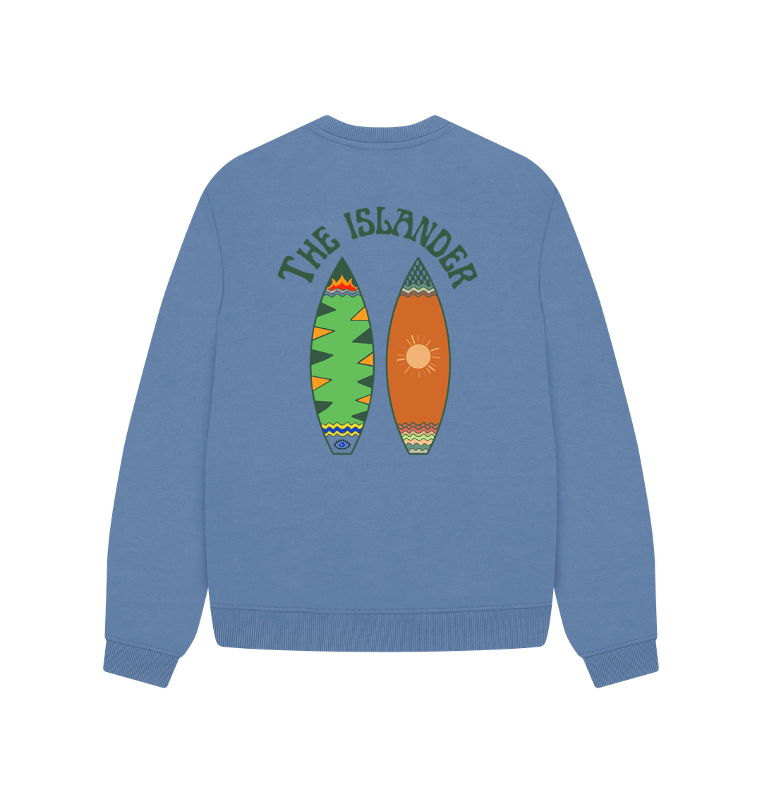 Solent Surf board - Women's oversized style sweater - The Islander