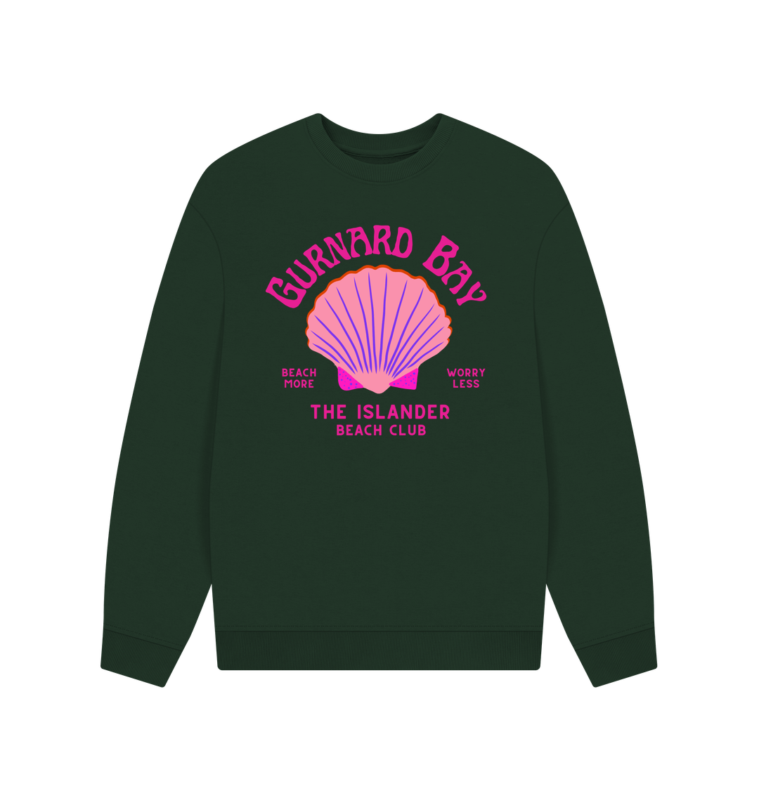 Evergreen Gurnard Bay - Pink Beach Club - Unisex Oversized Sweatshirt