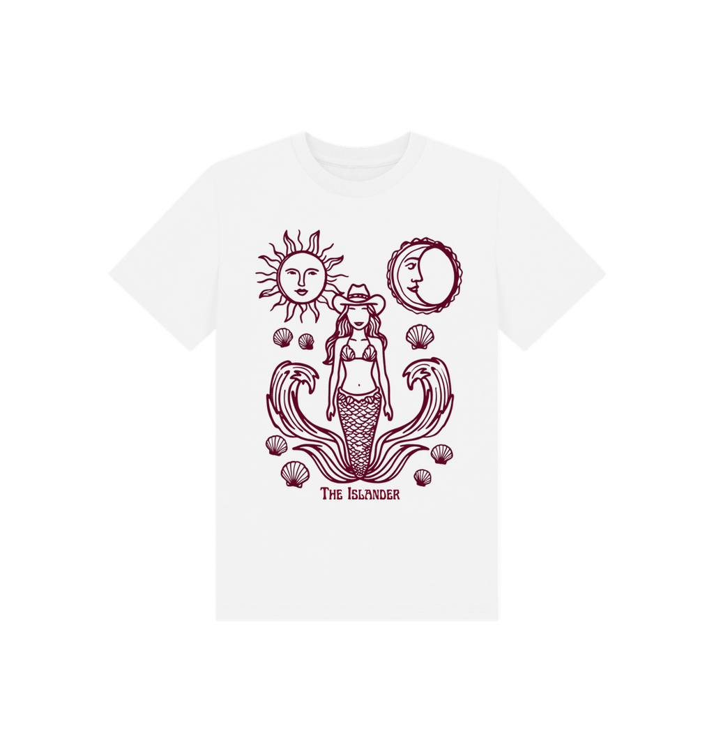 White Printed Kids T-Shirt