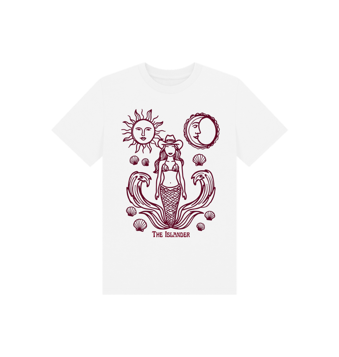 White Printed Kids T-Shirt