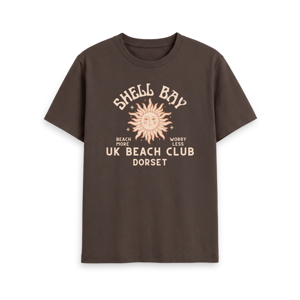 Chocolate Printed T-shirt Front