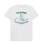 White St Ives - Take the long way home - Unisex Tshirt - UK Beach Tshirt