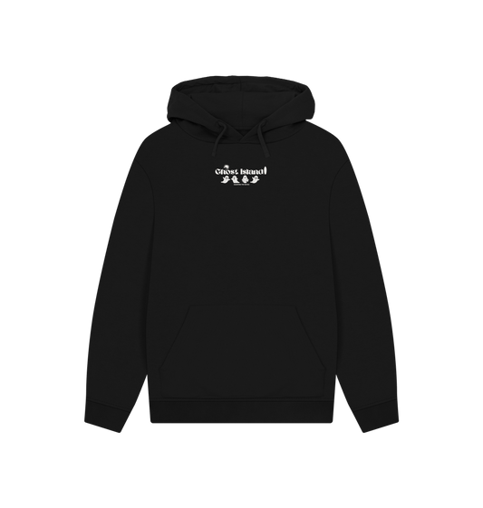 Black Ghost Island - Unisex Oversized Fit Hoodie - Organic Cotton- Haunting The Waves