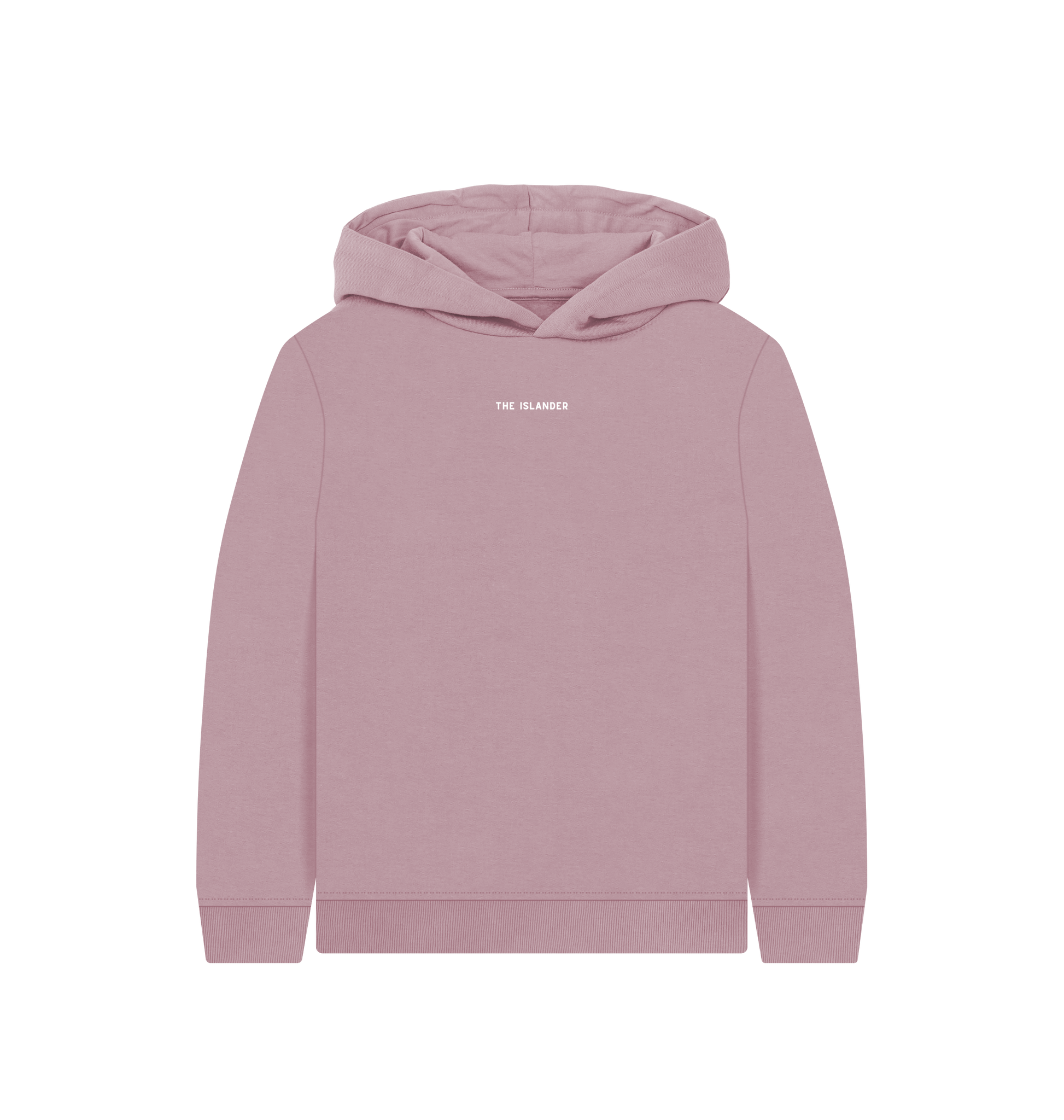 Mauve Printed Kids Hoodie Front