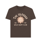 Chocolate The Islander - Wild Swimming Club - Women's T shirt - Isle of Wight
