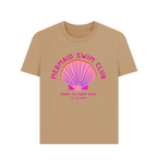 Sand Mermaid Swim Club - Pink Wild Swim Club - Women's T Shirt