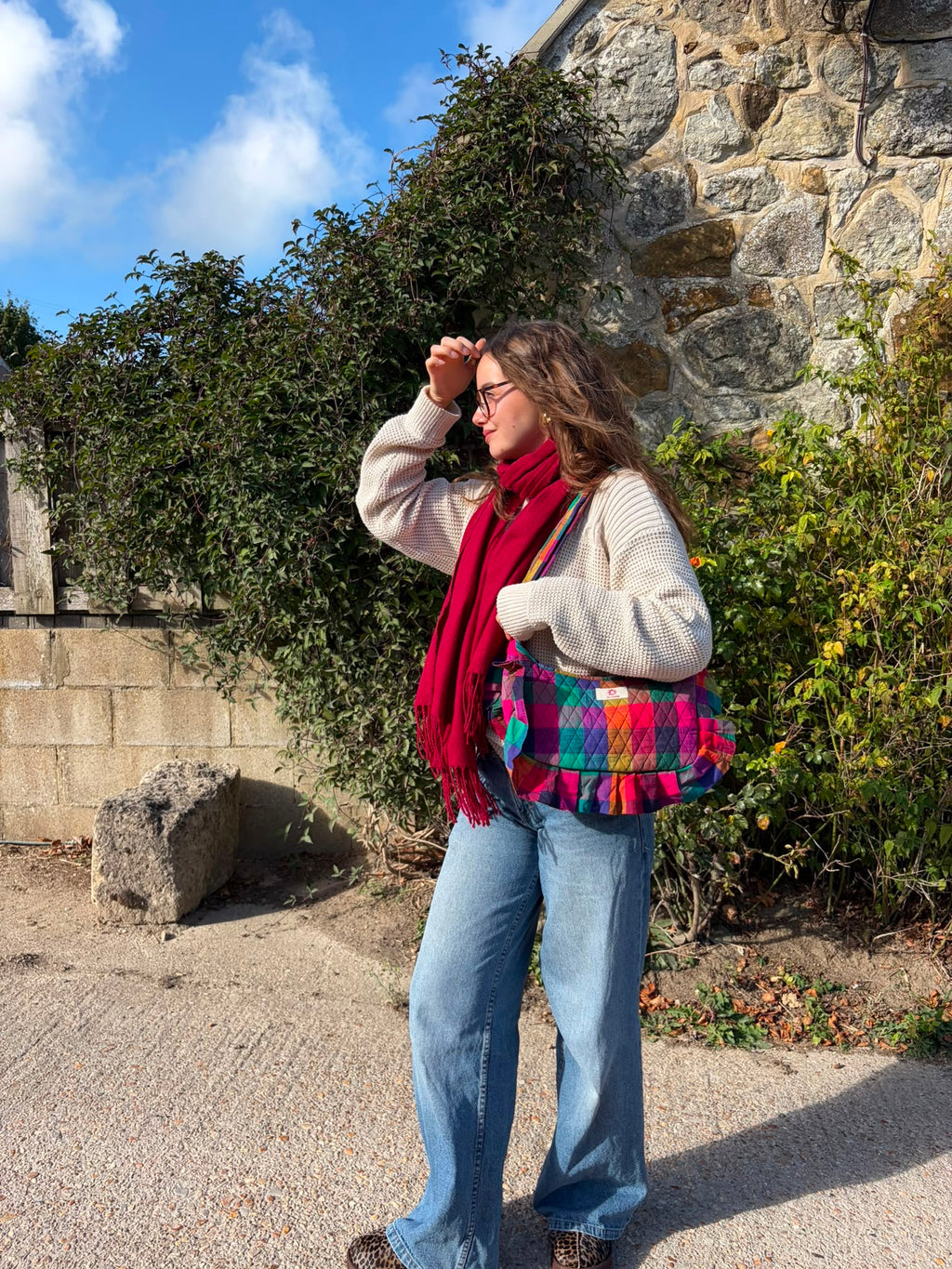 Colourful Madras Checks Frill