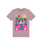 Mauve Printed Kids T-Shirt