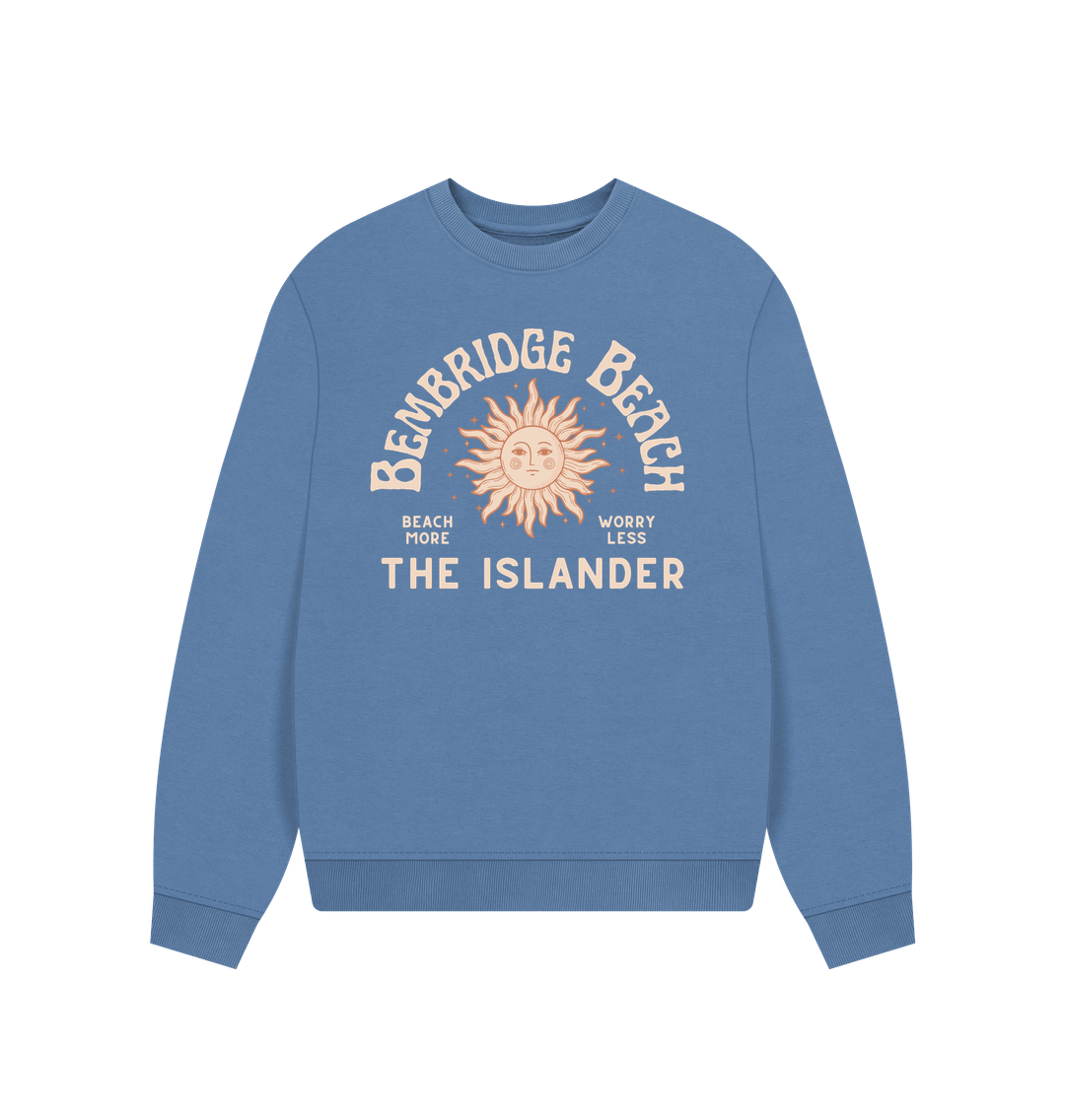 Solent Bembridge Beach - The Islander - Women's Oversized Style Sweatshirt