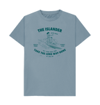 Stone Blue Printed T-shirt