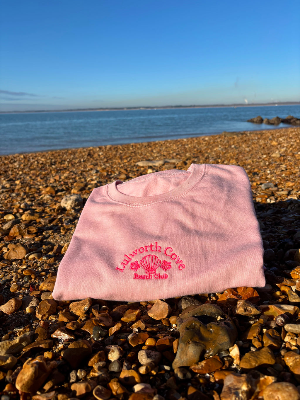 Lulworth Cove Dorset - Embroidered Sweatshirt - Unisex Stanley/Stella Roller Sweatshirt