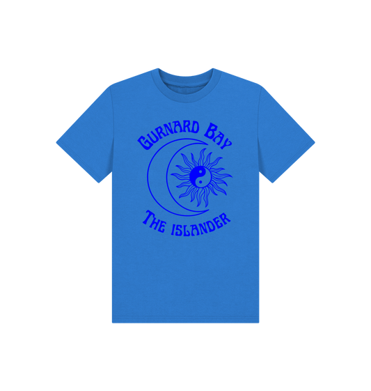 Bright Blue Gurnard Bay - Sun and Moon - Kids T Shirt