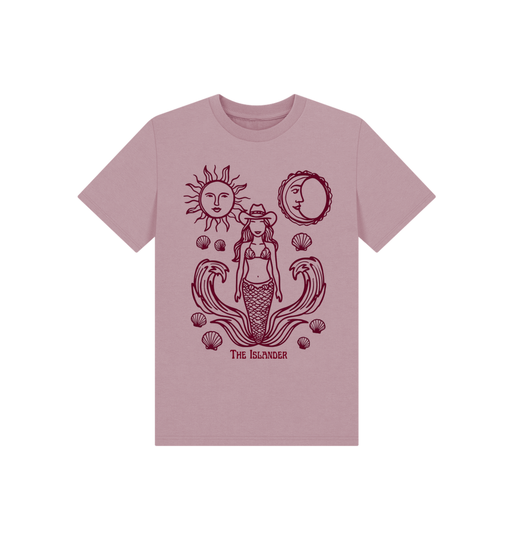 Mauve Printed Kids T-Shirt