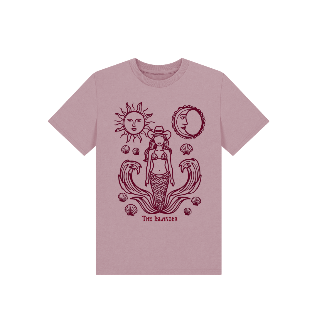 Mauve Printed Kids T-Shirt