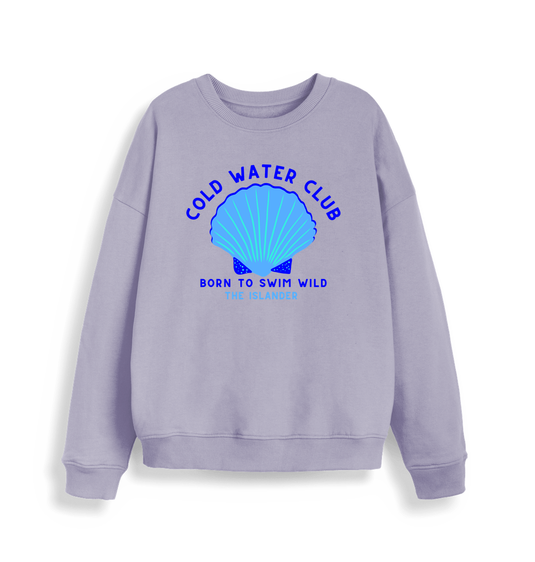 Lavender Cold Water Club - Women's Oversized Style Sweatshirt