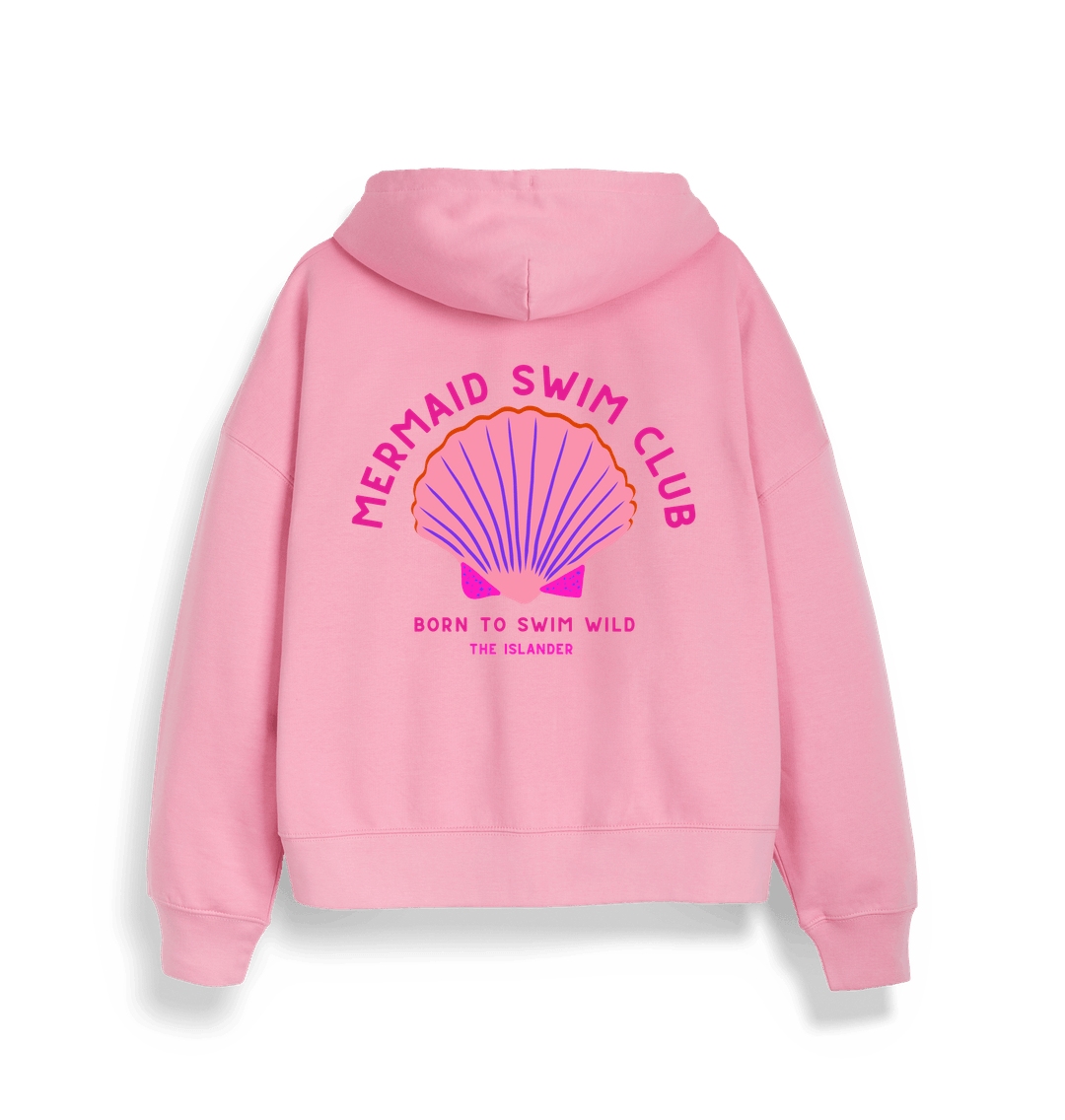 Mermaid Swim Club - Zip Up Hoodie - Organic Cotton