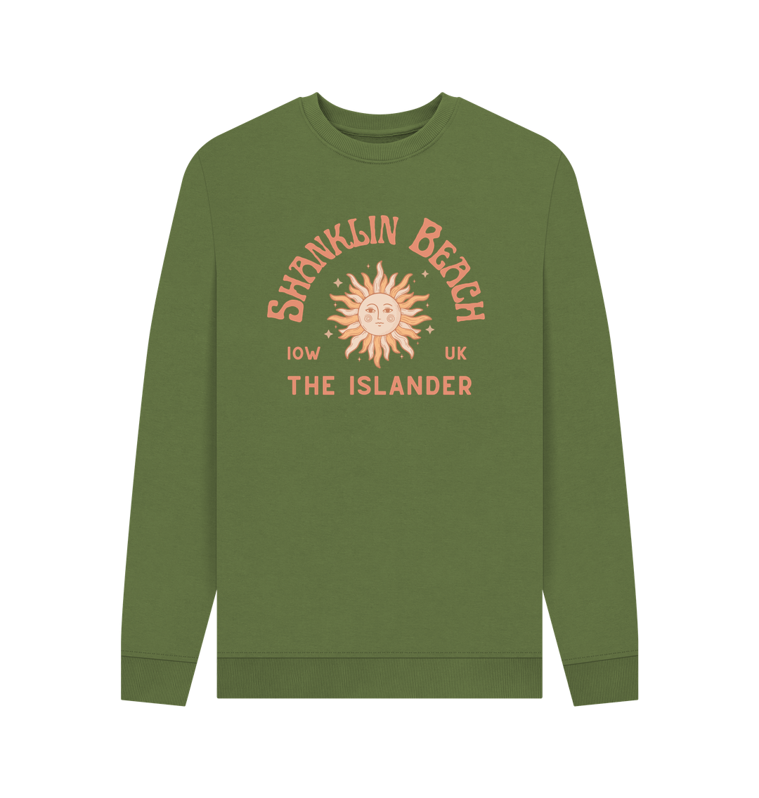 Khaki Shanklin Beach - The Islander - Unisex Sweatshirt - Isle of Wight