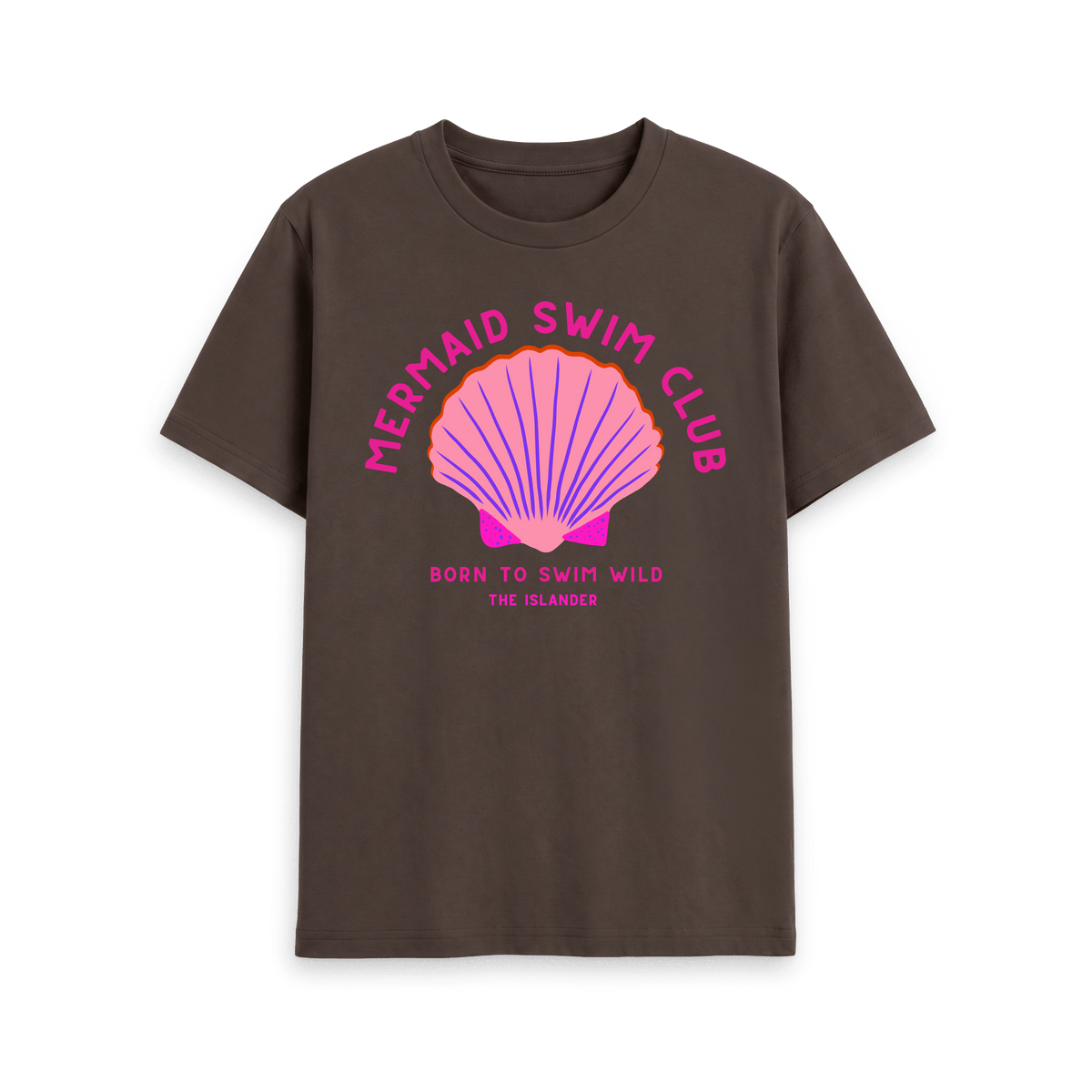 Chocolate Printed T-shirt Front